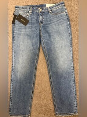 rag & bone light blue low-rise boyfriend jeans